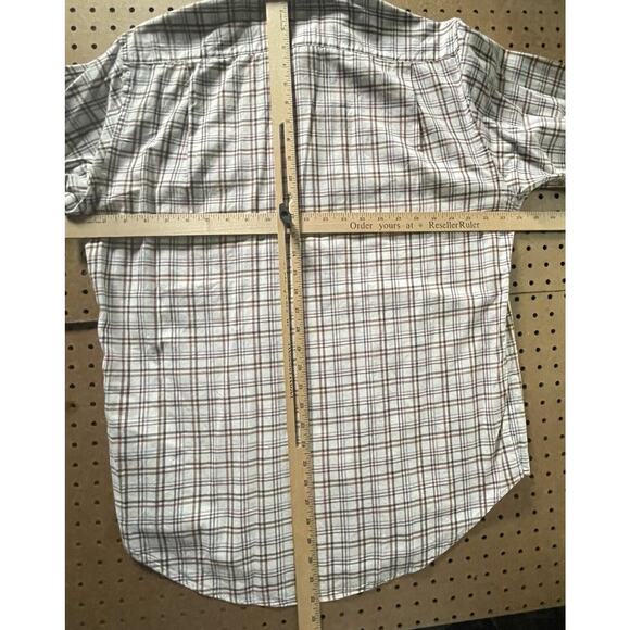 Martin Dingman Countrywear Button Down Shirt Men Large Multicolor LS Plaid Italy - Picture 8 of 11